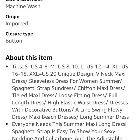 Prettygarden Women’s Size Medium Blue Sleeveless Spaghetti Strap Maxi Dress - Picture 10 of 10